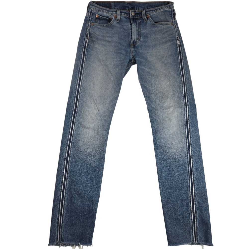Levi's 510 Skinny Fit Men's Jean Special Stripe Frayed Hem Distressed 29x29 Cool
